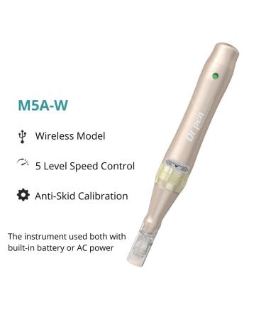 Dr. Pen Ultima M5 Professional Kit - Multi-function Wireless Derma Beauty Pen - Skin Care Tool Kit - 12pins & 36pins & Round Nano Cartridges - Buy Online on SooperMarket.com