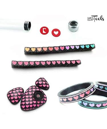 LUCY CLAY LC Disk 4 for Czextruder | Set of 9 Disks for Polymer Clay, Fondant, Pottery & Ceramic Crafts - Buy Online on SooperMarket.com