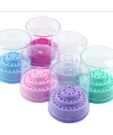 Dajidafu Safe And Hygienic Nail Drill Grinding Bit Holder Box For Clean And Sanitary PP 48 Holes Nail Drill Bits Holder Easy green - Buy Online on SooperMarket.com