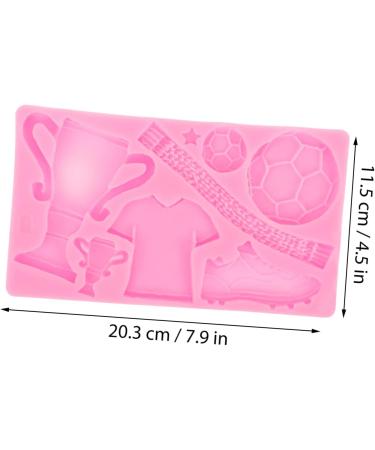 STOBOK Silicone Baking Mold Sports Shoes Sports Ball Theme Mold Soft Cake Mold Supple Fondant molds Chewing Gum Trophy aldult Decorate Football kit Chocolate Adult molds - Buy Online on SooperMarket.com