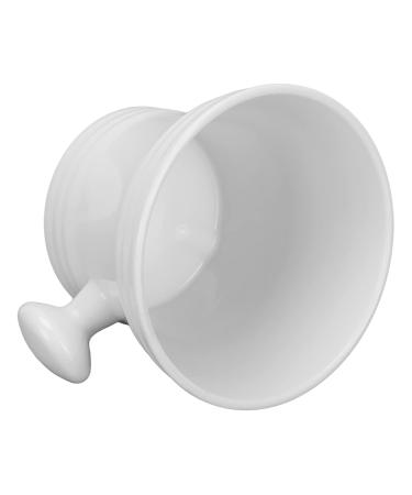 Portable Men's Shaving Soap Bowl - Large Capacity Plastic Mug with Handle for Home & Travel - Buy Online on SooperMarket.com