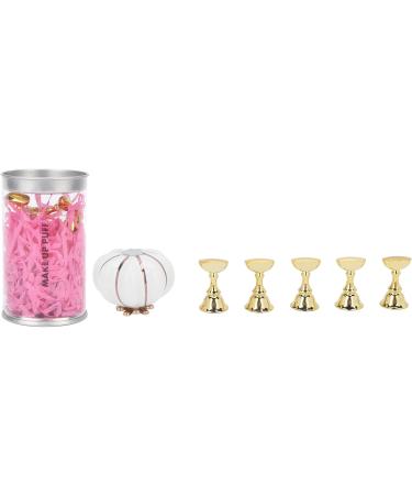 Nail Tip Stand Ceramic Pumpkin Shaped Nail Display Stand Nail Practice Stand for Home DIY and Salon Magnetic Nail Tip Holder Stand Set for Nail Beauty Salon(white) - Buy Online on SooperMarket.com