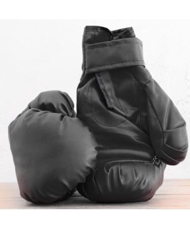 PiscatorZone Adult Boxing Gloves - Black & Red Kickboxing Professional Gloves (2 Pair) for Punch Bag - Buy Online on SooperMarket.com