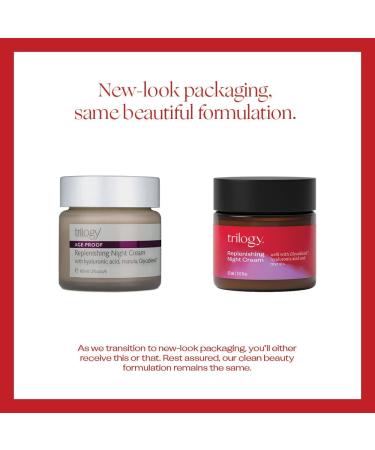 Trilogy Age-Proof Replenishing Night Cream 2 fl oz - Anti-Aging Hydration - Buy Online on SooperMarket.com