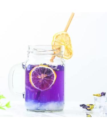 Plant Gift - Blue Butterfly Flower Herbal Tea -40G/1.41oz (135 Cups) | Natural Food Coloring Iced Tea Cocktails Mocktails | Caffeine free - Thai tea - Buy Online on SooperMarket.com