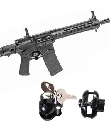 3PCs weapons lock. Deduction lock for weapon security with keys gun trigger lock for rifle pistol firearms hunting & shooting accessory