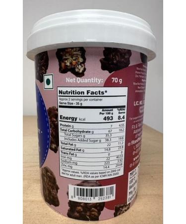 Fit & Flex choco almond millionaires Mini Bites 6x70g - sold by UKWT - Buy Online on SooperMarket.com