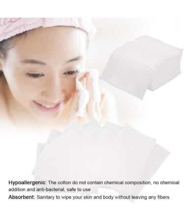 Portable Cleansing Cotton 1000Pcs Boxed Disposable Ultra-Thin Cotton Makeup Remover Wipes Nail Polish Remover Cleansing Facial Tissue Paper Soft Comfortable (Color : White Size : 5 * 6cm) 5*6cm White - Buy Online on SooperMarket.com