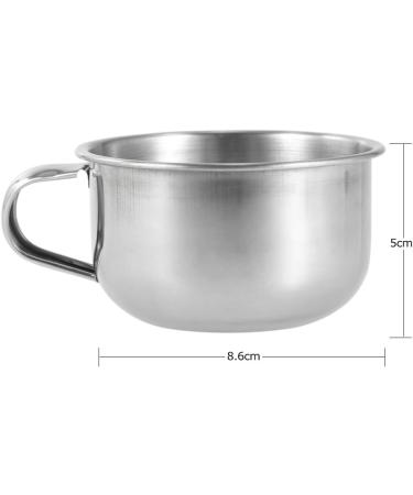 Anself Stainless Steel Shaving Bowl | Shaving Brush & Soap Bowl for Ultimate Grooming Experience - Buy Online on SooperMarket.com