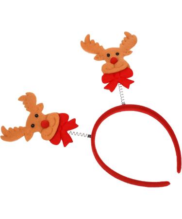 JNAWA 3 Pieces Christmas Reindeer Headband Novelty 3D Reindeer Headbands for Women Girls Christmas Costume Accessory Dressing Up Party - Buy Online on SooperMarket.com