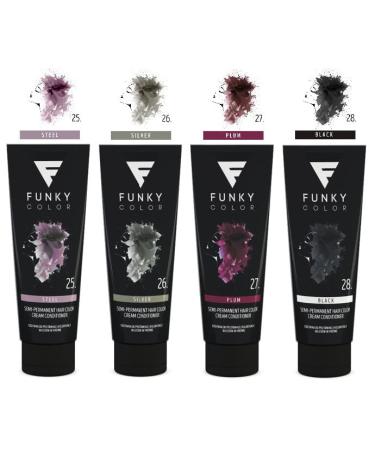 Funky Color Lemon 15 - Semi-Permanent Hair Dye | Vibrant Colors (28 Shades) for Bold Hair Transformations - Buy Online on SooperMarket.com