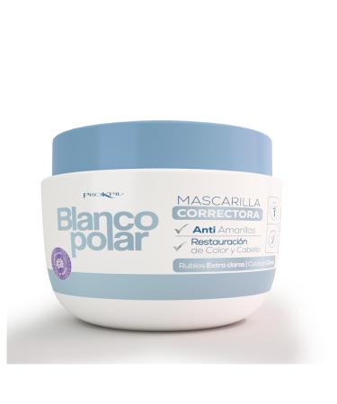 Prokpil Corrective Mask Polar White Extra Light and Gray Blonde Hair | White Polar Restaurador De Color y Canas Colombia (11.8oz-350ml)