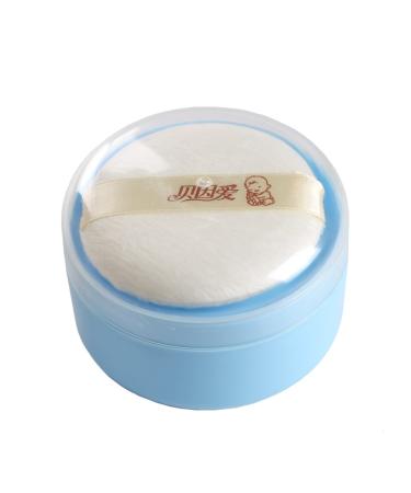 Topwon 3.5'' Baby After-Bath Powder Puff Kit Container Dispensor Case with Sifter | BPA Free (1 Packed)