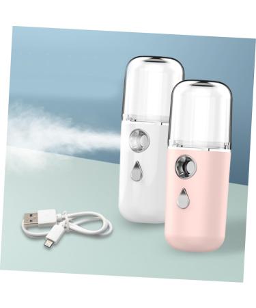 BELLIFFY Nano Water Replenishing Instrument Hydrator Mini Facial Cooling Steamer Nano Mister White Plastic - Buy Online on SooperMarket.com