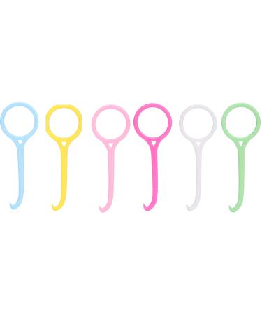 Braces Retainer Remover Aligner Remover Food Grade Plastic Anti-Slip 6pcs for Orthodontics