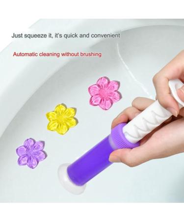 Toilet Cleaner Gel Syringe Aromatic Drain Toilet Cleaning Detergent Set Air Freshener Remove Odors Home Bathroom Tools Set - Buy Online on SooperMarket.com