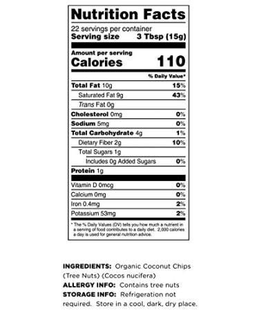Terrasoul Superfoods Organic Raw Coconut Chips - 1.5 Lbs (2 Pack) 12 Ounce x 2 Packs - Buy Online on SooperMarket.com