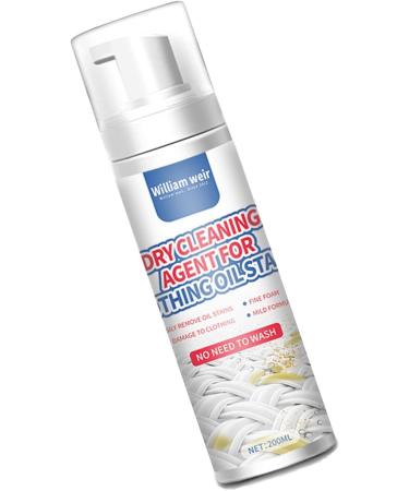 Evember Dry Cleaning Spray For Clothes 200ml Dry Foam Cleaner Downwear Dry Cleaning Agent OneWipe To Cleaning Wash Free Spray For Furniture Fabric Cleaner Safe On Clothes - Buy Online on SooperMarket.com