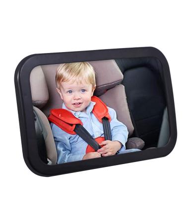 VFclar Baby Car Mirror 360 Degree Adjustable Safety Car Seat Mirror for Rear Facing Infant with Wide Crystal Clear View Shatterproof Fully Assembled Crash Tested and Certified Keep an Eye on Baby