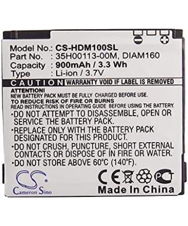 Replacement Battery for O2 Xda Diamond & XDA Ignito - 900mAh/3.7V - Compatible Part 35H00113-003 DIAM160 - Buy Online on SooperMarket.com