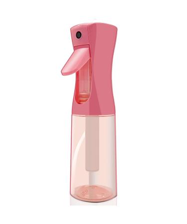 JANYUEPAI Hair Spray Bottle Continuous Fine Water Mist Sprayer for Hair Styling Skin Moisturizing Plant Watering Cleaning - Pink 200ml