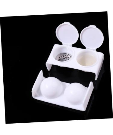 minkissy Nail Art Brush Cup Nail Art Tool Painting Tool Nail Tools Soaking Bowl for Acrylic Nails Dappen Dish with Lid With Cover Wash Pen Bracket Pen Wash Cup Stainless Steel - Buy Online on SooperMarket.com