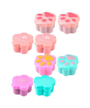 PRETYZOOM 8pcs Small Picnic Sauce Food To-go Cups Go Lids Container Car Dipping Cartoon Mini Lid Cup