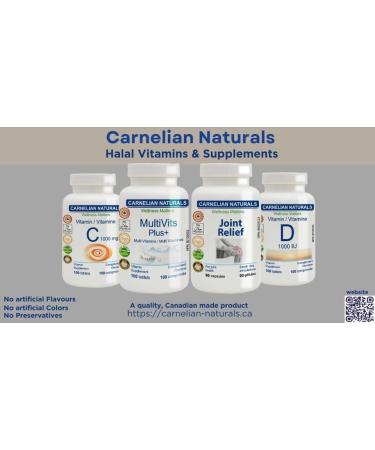 Vitamin C 1000 mg - No Preservatives No Artificial Flavours or Colors - Buy Online on SooperMarket.com