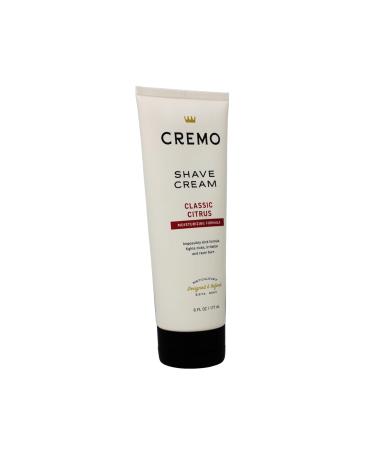 Cremo Classic Citrus Shave Cream - 6 oz (Pack of 7) | Premium Shaving Cream for a Smooth Shave | International Shipping Available - Buy Online on SooperMarket.com
