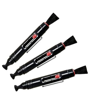 (3pcs) x Lens Cleaning Pen Brush for DSLR SLR Camera Lens Round Circular or Square Filters, LGG607