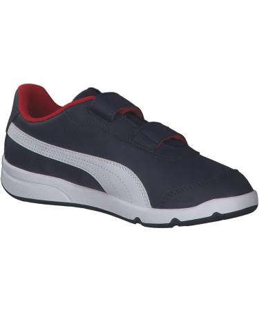 PUMA Kids Stepfleex 2 Sl Ve V Ps Trainers 4 UK Child - Peacoat/White/Scarlet - Buy Online on SooperMarket.com