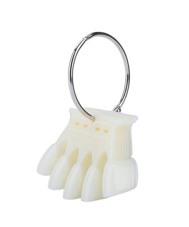 Plastic Nail Art Accessories 2 Kinds Nail Color Card for Professional Nail Salon to Practice Skills(natural color)