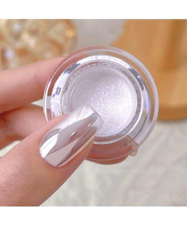 Buy PrettyDiva White Moonlight Powder - Pearlescent Chrome Nail Art 0.2g | International Shipping - Buy Online on SooperMarket.com