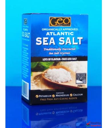 Geo Organics Atlantic Sea Salt 250g - Buy Online on SooperMarket.com