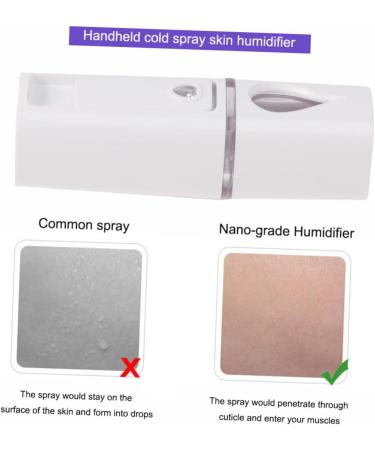FOYTOKI 1pc Mini Face Spray Instruments Hunidifier Sprayer Portable Humidifer Steamer Mini Humidifier White - Buy Online on SooperMarket.com