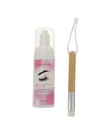 NOLITOY mascara shampoo cleaner oil eye makeup remover plastic shampoo clean mascara mascara 2 in 1 makeup remover eyelash mousse extend make up mascara