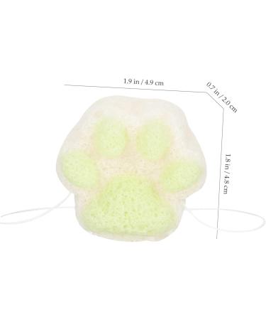WOFASHPURET Baby Facial Foam Sponge Bath cat paw Bath Sponge exfoliating Body Scrubber Baby Powder Talc- Bath sponges for Shower Baby Sponge for Bathing Child Frosted Body wash - Buy Online on SooperMarket.com