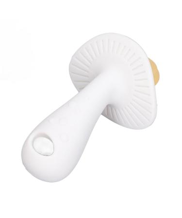 Newborn Teething Toy: Large Silicone Baby Teether Stick (Yellow/White) - Easy to Clean, Textured Handle - 6-12 Months - Buy Online on SooperMarket.com