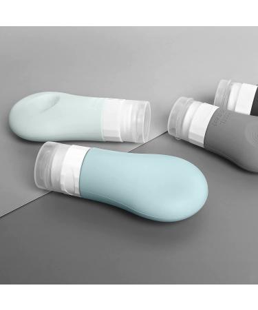 Gemice TSA Approved Travel Bottles - Leak Proof Silicone Squeezable Containers Set (16 Pack) - Grey - Buy Online on SooperMarket.com