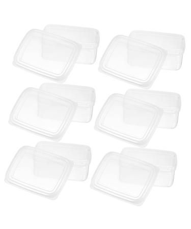 FUNOMOCYA 6pcs Crisper Containers for Food Refrigerator Organizer Keeper Kitchen Vegetable Boxes Dumpling