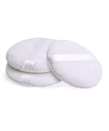 Topwon 4'' Large Baby Powder Puff/Body Powder Puff - Great to Appling for After Bath Powder