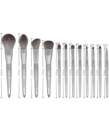 DFHBFG 12-Piece Loose Powder & Eye Shadow Brush Set | Premium Beauty Tools for Flawless Makeup Application - Buy Online on SooperMarket.com