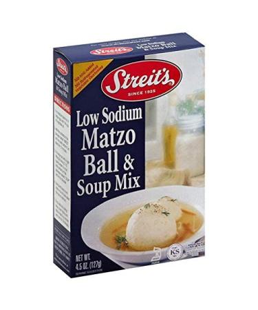 Streit's Low Sodium Matzo Ball and Soup Mix Kosher Certified 4.5 Oz (3-Pack)