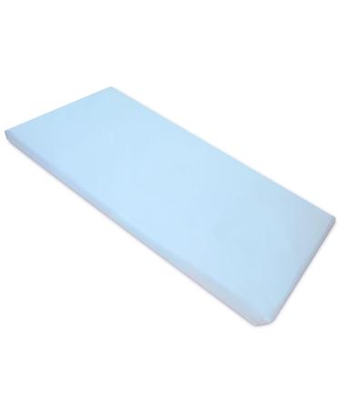 American Baby Company Microfiber Standard Day Care Nap Mat Sheet, Blue, 24" x 48" x 4", for Boys and Girls Blue 1 Pack