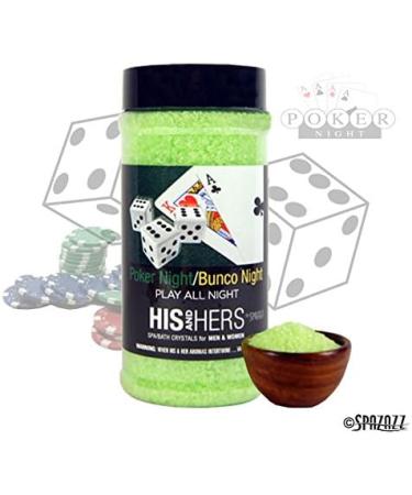 Spazazz SPZ-901 Poker/Bunco Night His and Hers Novelty Crystals Container 17 oz - Buy Online on SooperMarket.com