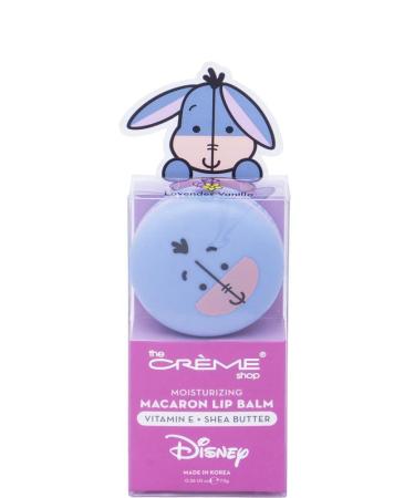 The Cr me Shop x Disney Macaron Lip Balm Winnie The Pooh Lemon Honeycomb Cr me Korean Scented Pocket Portable Vitamin E Shea Butter (Eeyore (Lavender Vanilla))