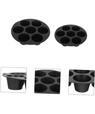 PRETYZOOM 4 Pcs 7 Silicone Ice Molds Cake Baking Pans Silicone Cupcake Pan Muffin Cake Molds Candle Mold Candle Accessories Air Fryer Muffin Pan Silica Gel Baking Tools Oven - Buy Online on SooperMarket.com