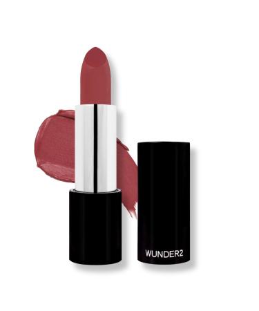 WUNDERBROW Must-Have-Matte Lipstick, Burgundy, Cruelty-Free
