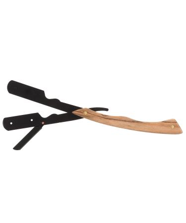 Beard blade holder foldable manual straight rim of precise hair blade holders mustache beard beard - stainless steel light blade not included in the scope of delivery