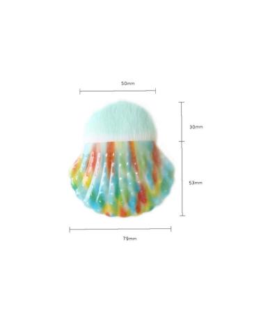 Shell Shape Makeup Brush for Women | Portable Foundation & Blush Brush | Travel-Friendly Cosmetic Tool - Buy Online on SooperMarket.com